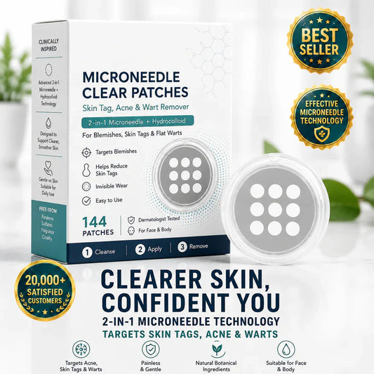 ✨2-in-1 Microneedle & Hydrocolloid Patch🍀